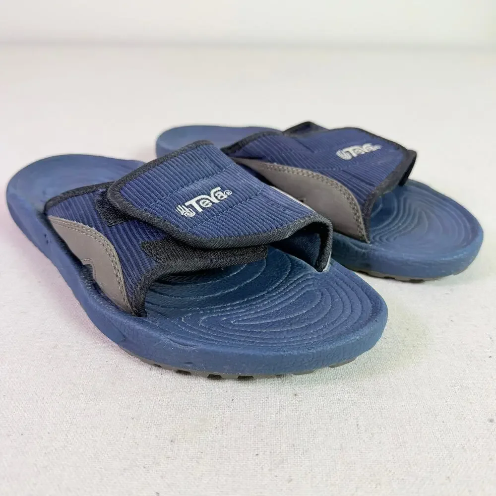 Vintage Teva Sport Slide Sandals Mens 8 Blue Adjustable Comfort Outdoors Beach